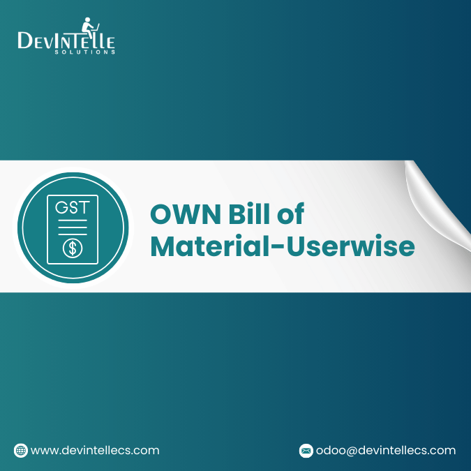 OWN Bill of Material - Userwise