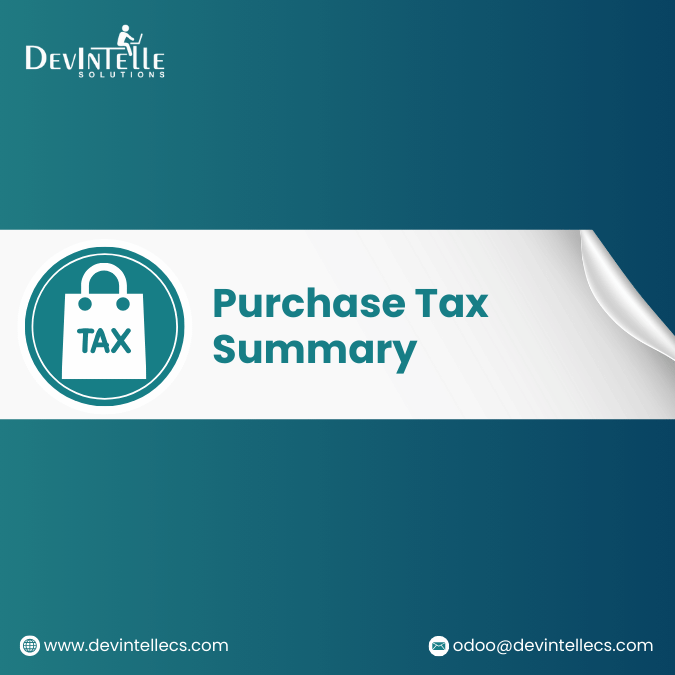 Purchase Tax Summary